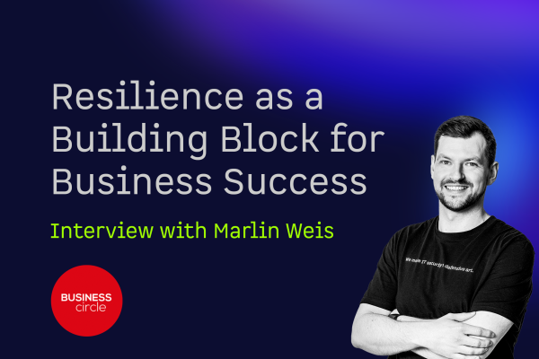 SOC Lead Marlin Weis with Business Circle
